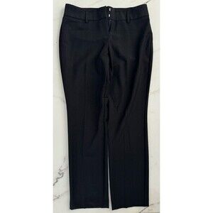 Worthington Straight Leg Dress Pants, Women's Size 8 Black Chic Work Dress